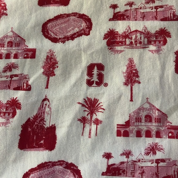 USCAPE X Mayor Stanford University button up shirt screen print short sleeves XL - Picture 6 of 11